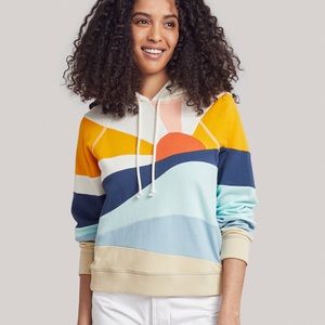Faherty Soleil Sun Hoodie Sweatshirt